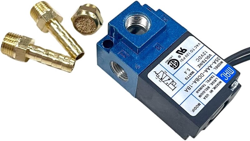 Fuziddn 3 Port Boost Control Solenoid Valve, Replacement for MAC Valve 35A Series & OEM 35A-AAA-DDBA-1BA, 12V DC 5.4W High Flow Electronic Boost Controller for Turbocharged Vehicles - Image 2